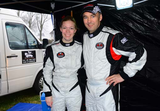 Carina Møller og Tim Svanholt - regerende danke rallymestre